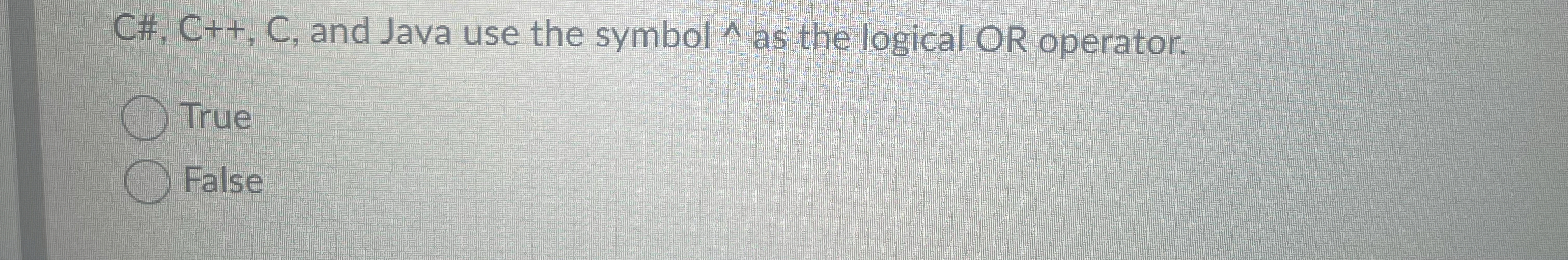 C # , C + + , C , and Java use the symbol ? ? ?