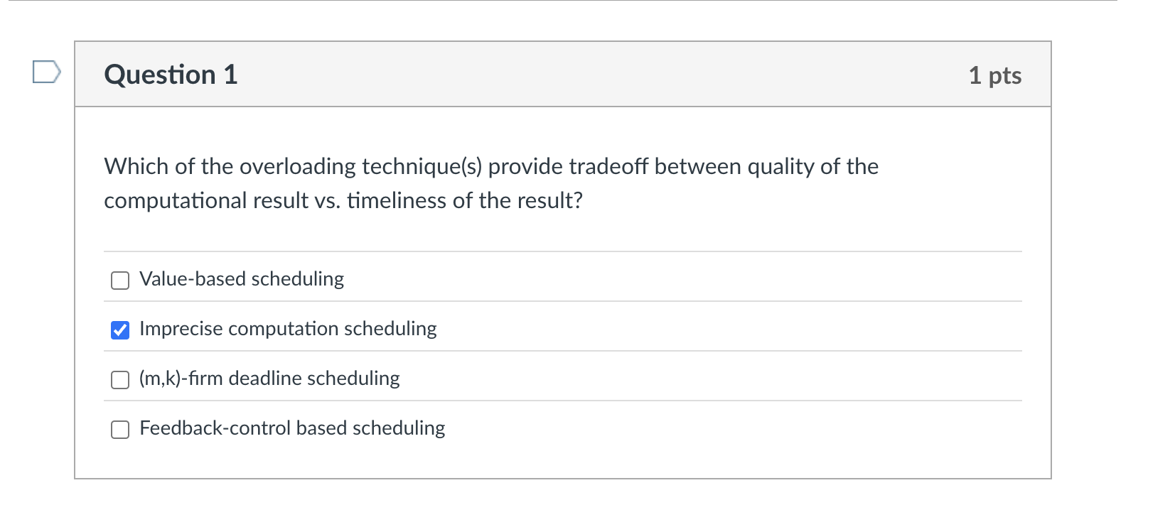 Question 1 Which of the overloading technique ( s