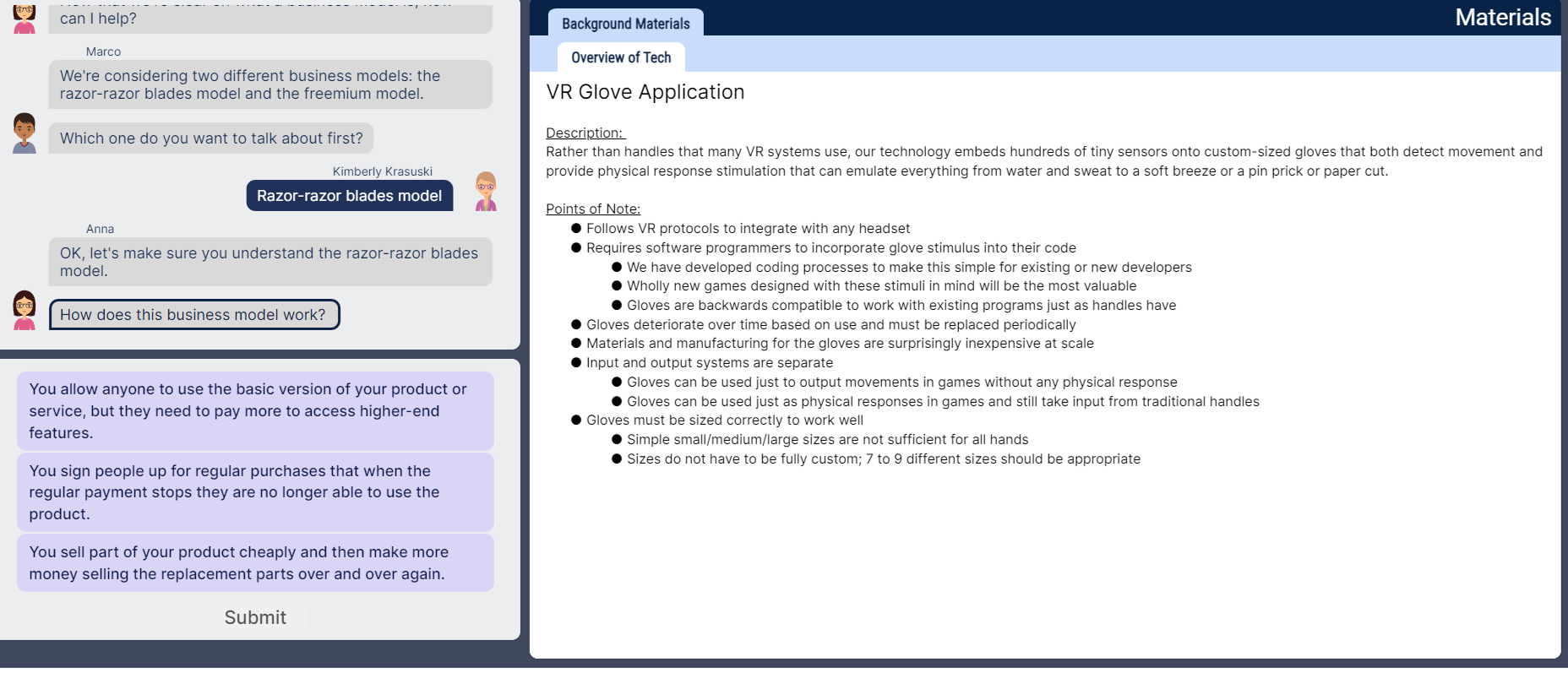 Description: Rather than handles that many VR
