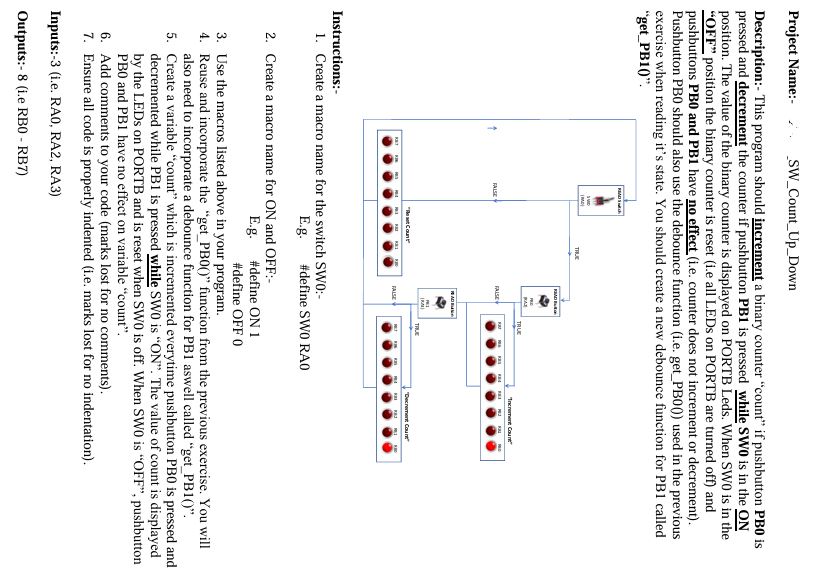 Project Name: - _ . SW _ Count _ Up _ Down