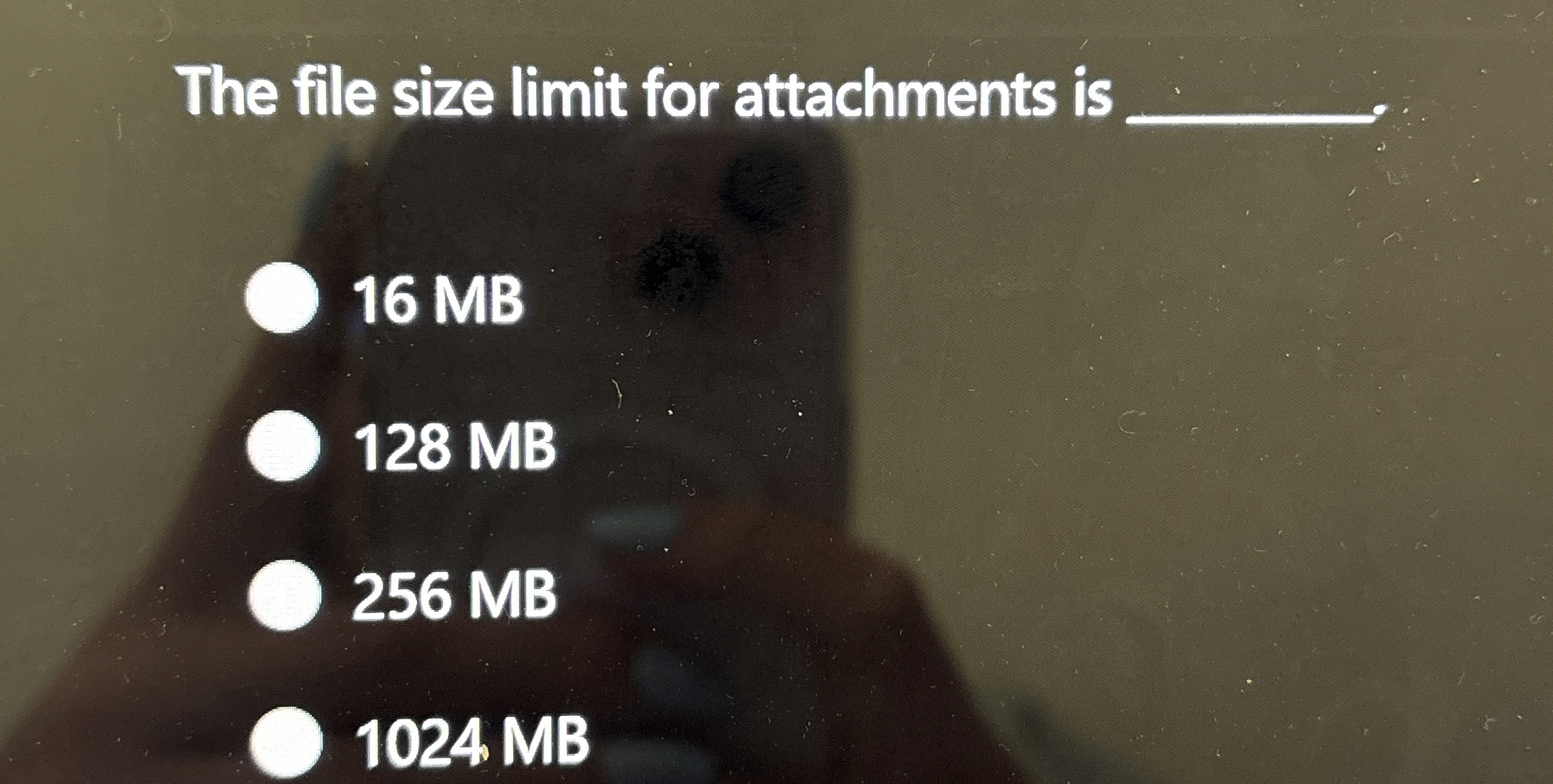 The file size limit for attachments is 1 6 MB 1 2