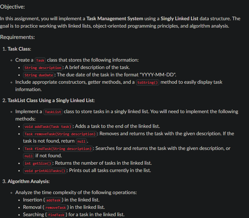 Help with this problem in java using this