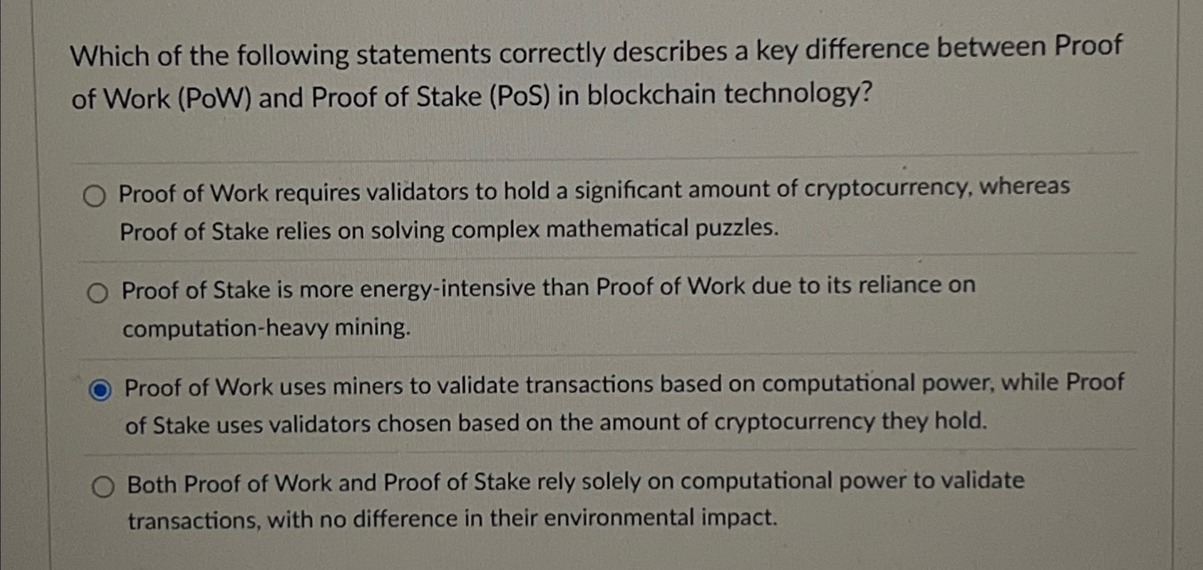 Which of the following statements correctly