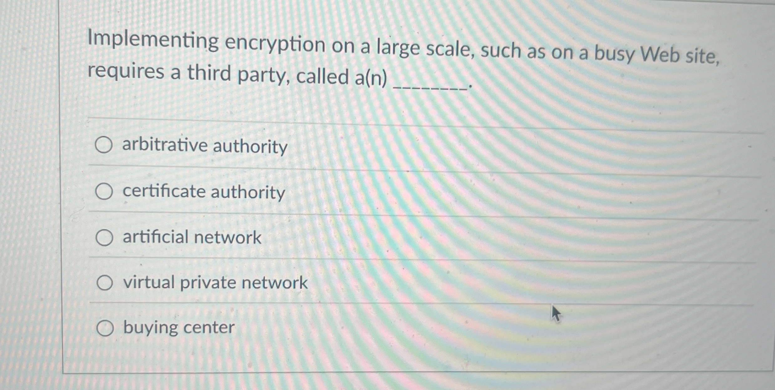 Implementing encryption on a large scale, such as