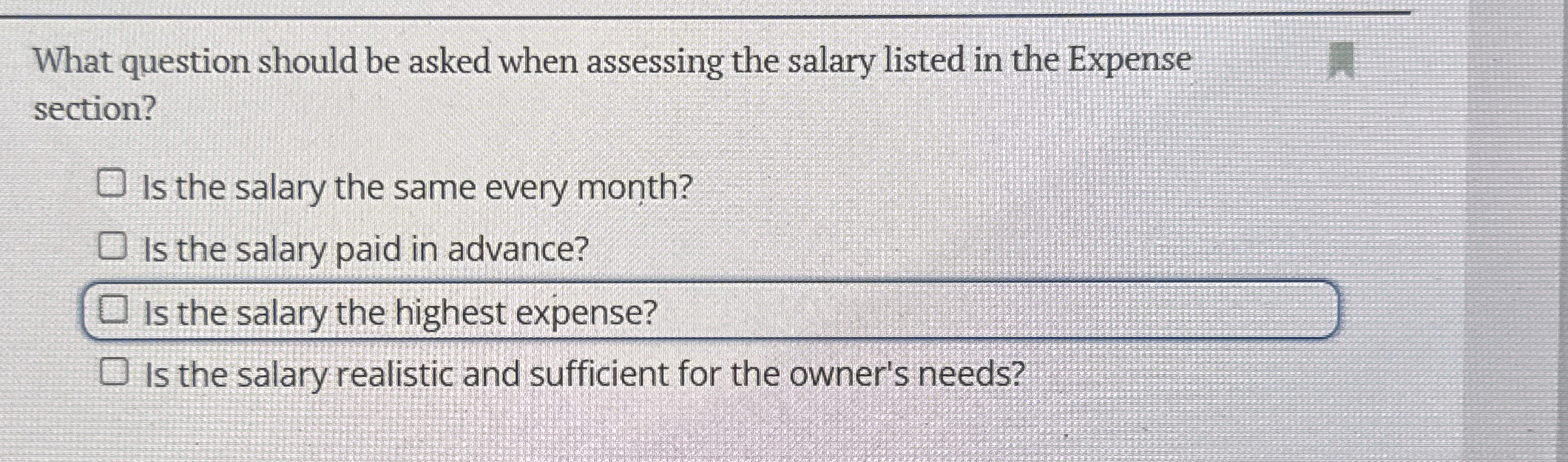 What question should be asked when assessing the