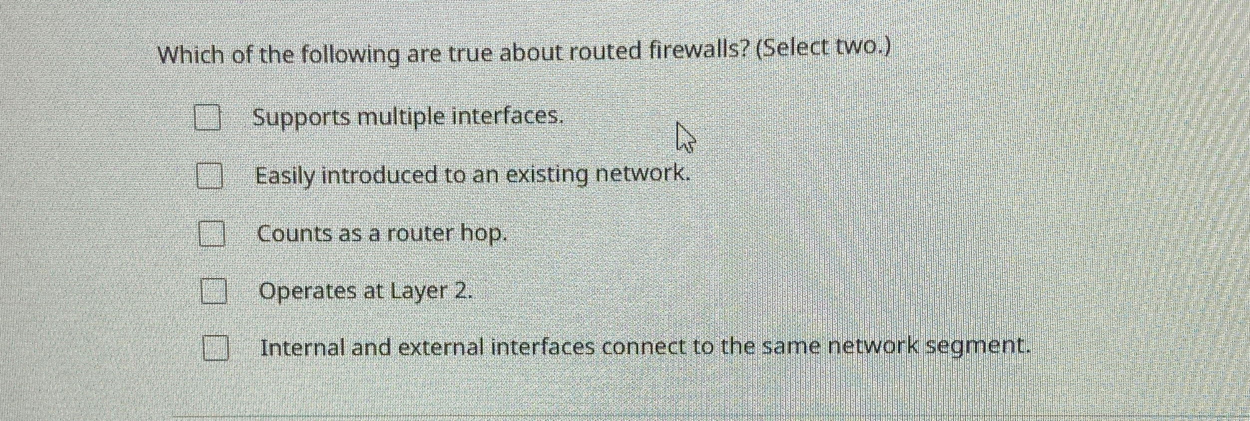 Which of the following are true about routed