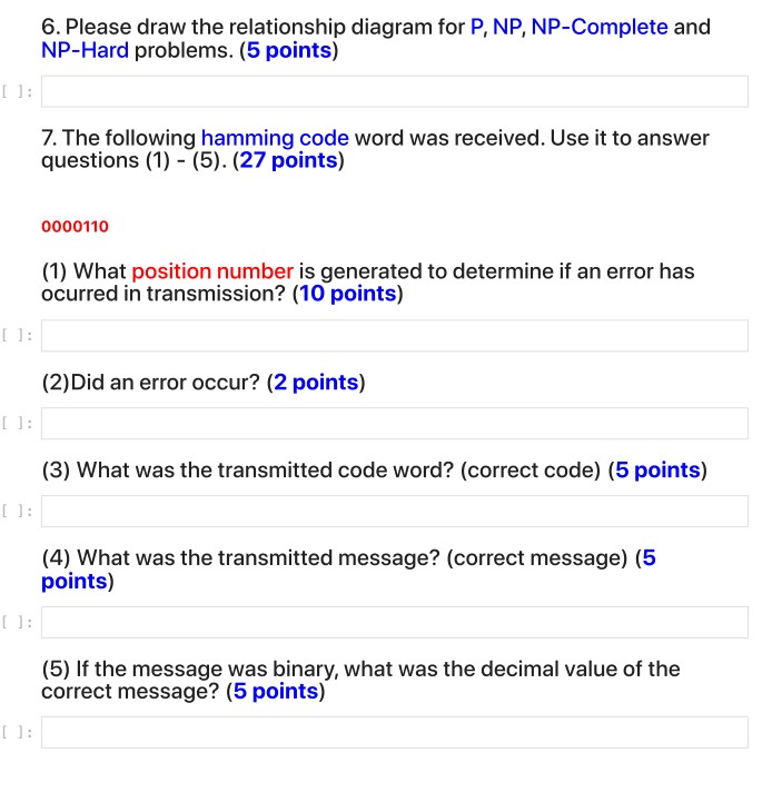 6 . Please draw the relationship diagram for P ,
