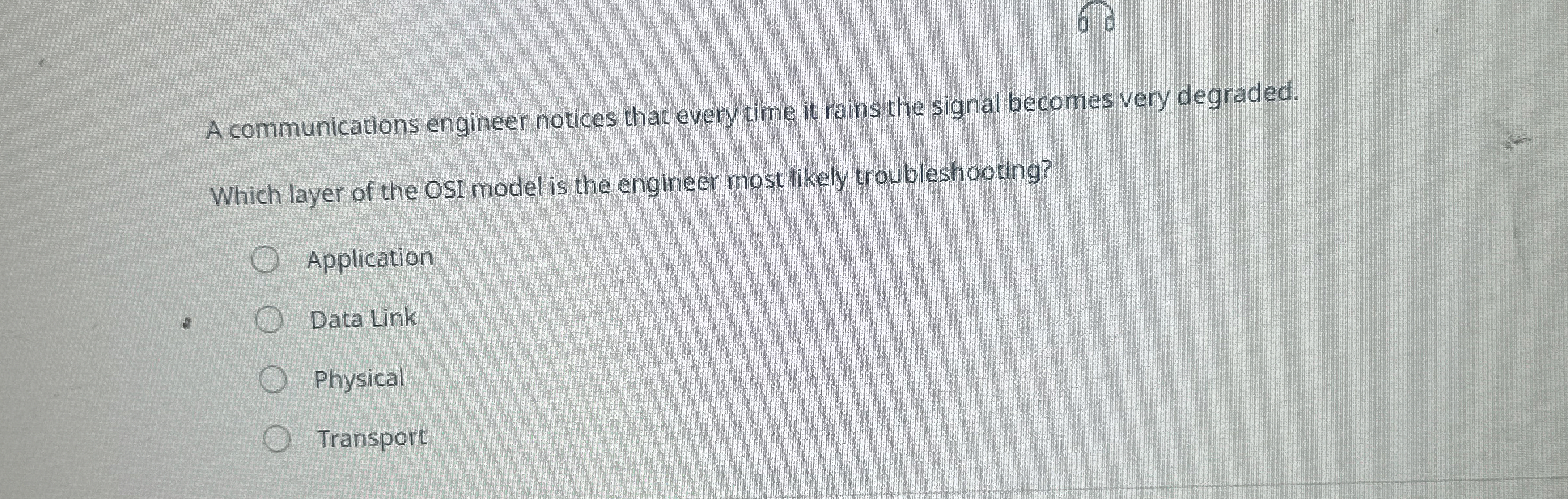 6 0 A communications engineer notices that every