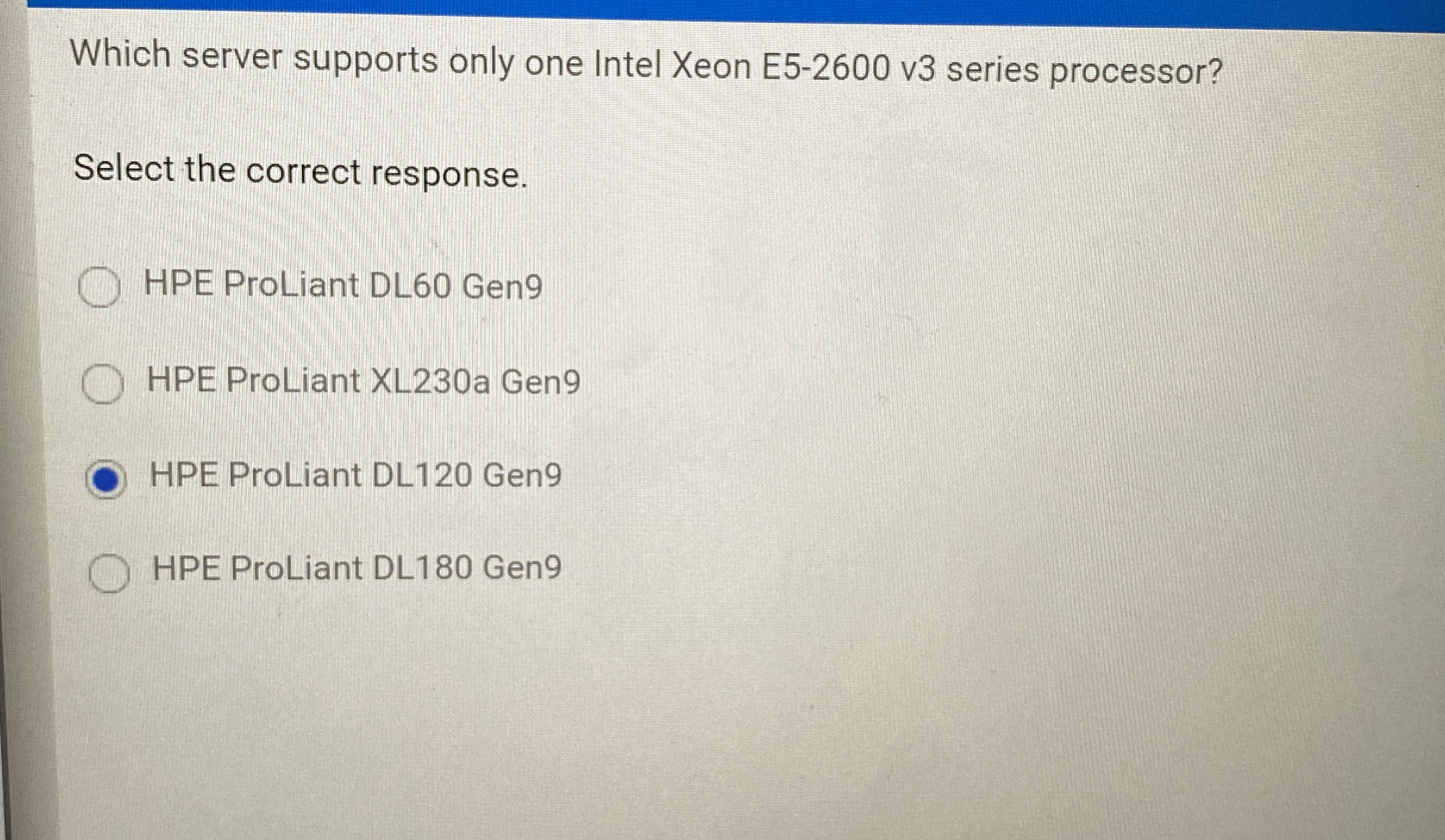 Which server supports only one Intel Xeon E 5 - 2