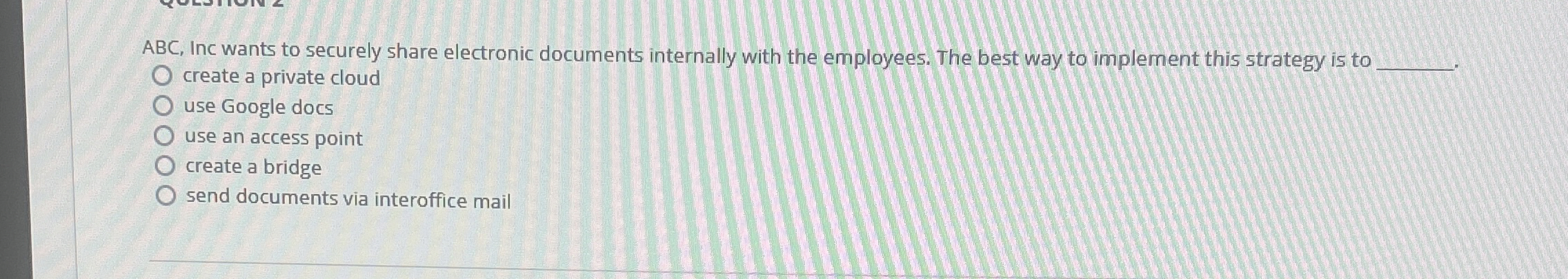 ABC, Inc wants to securely share electronic