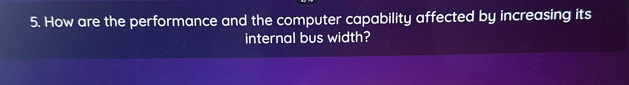 How are the performance and the computer