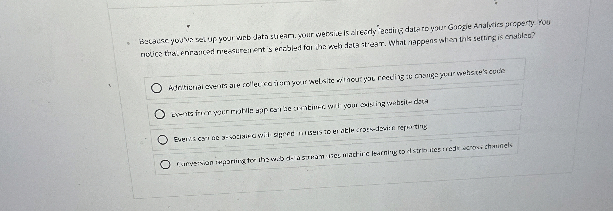 notice that enhanced measurement is enabled for