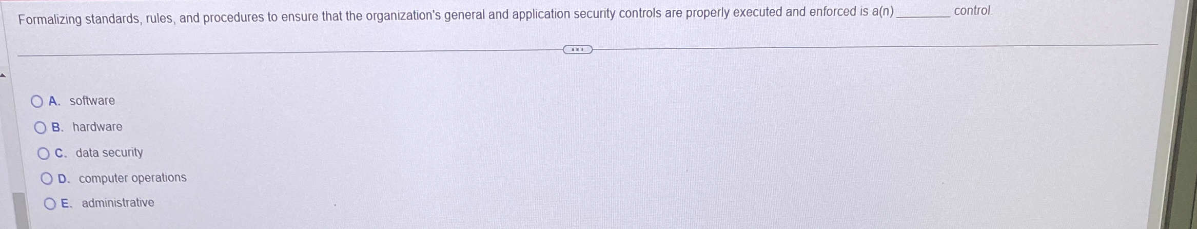 Formalizing standards, rules, and procedures to