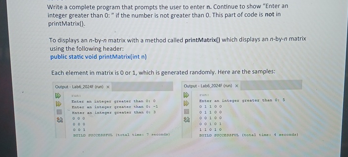 Write a complete program that prompts the user to