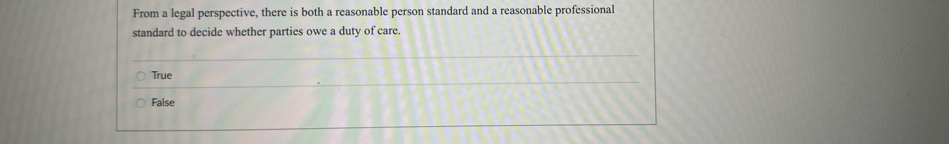 From a legal perspective, there is both a