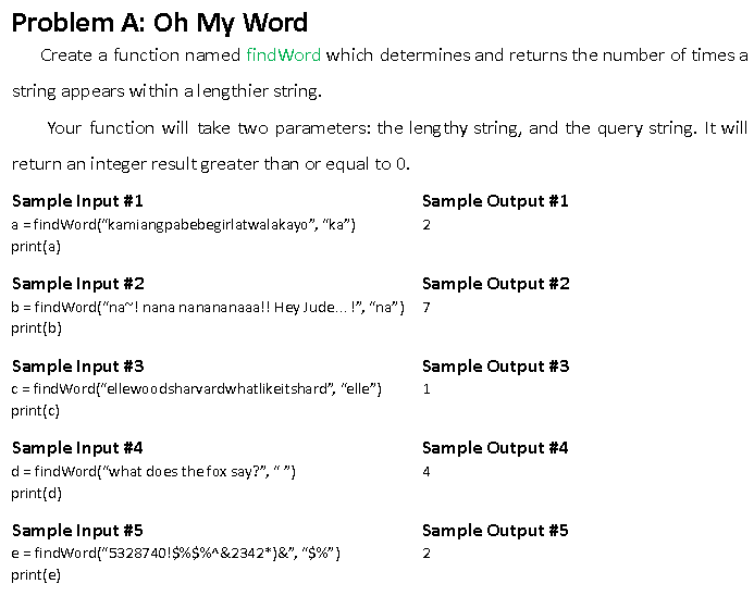 Create a python program for the given spec.