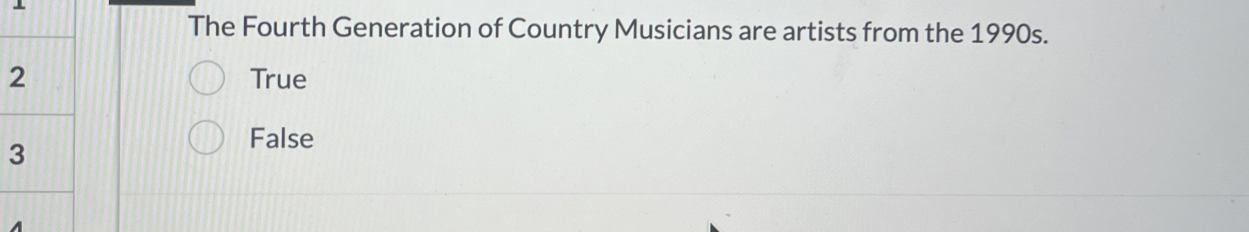 The Fourth Generation of Country Musicians are