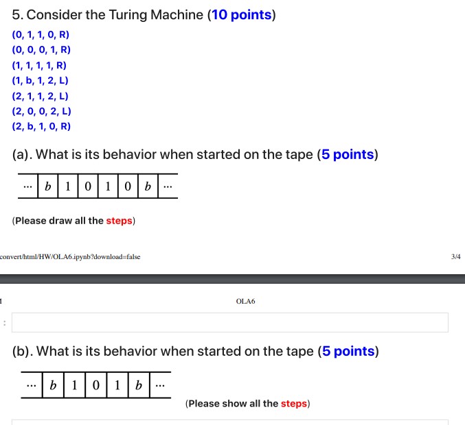( b ) . What is its behavior when started on the
