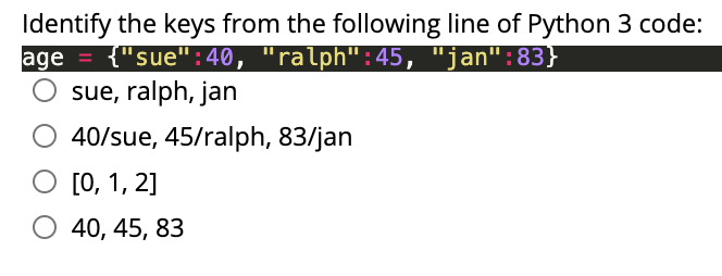 What command in Python 3 would be used to