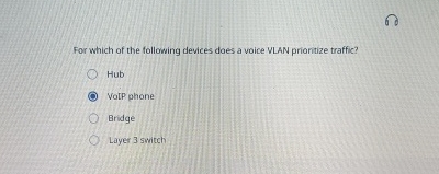 For which of the following devices does a voice