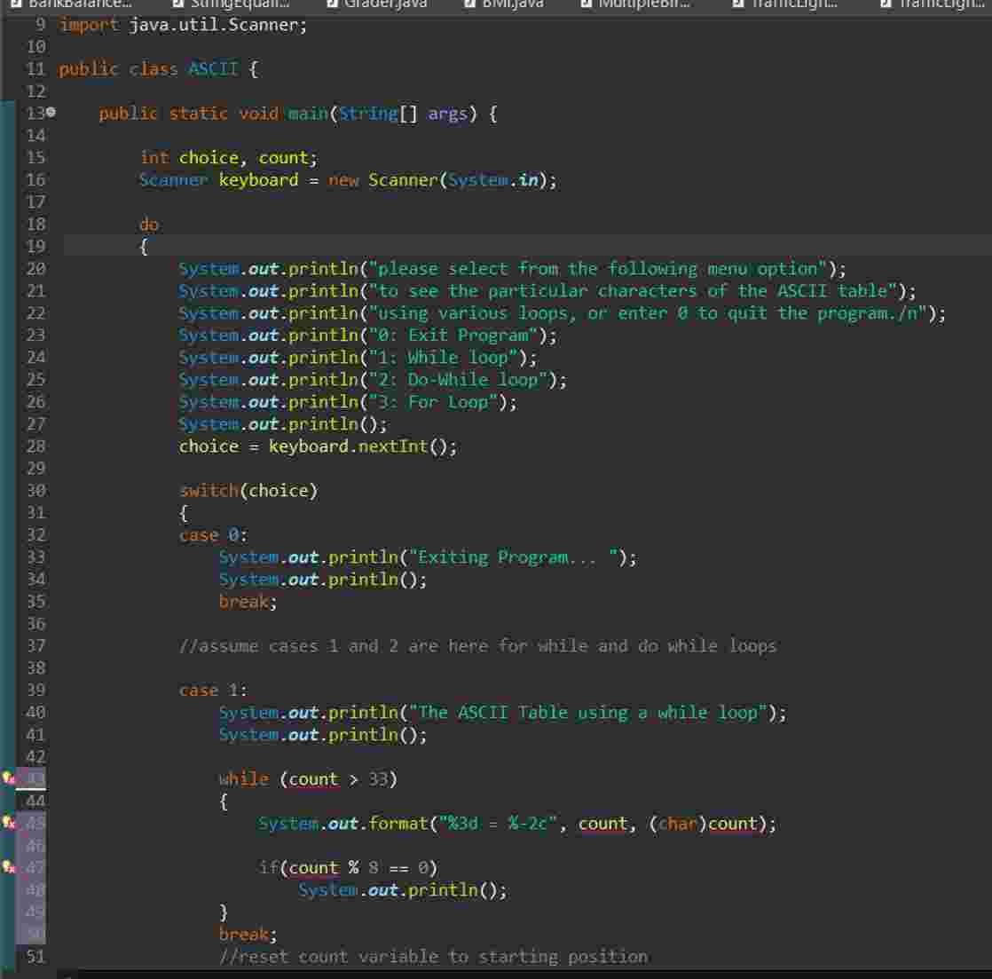 Design and write a program in Java that will