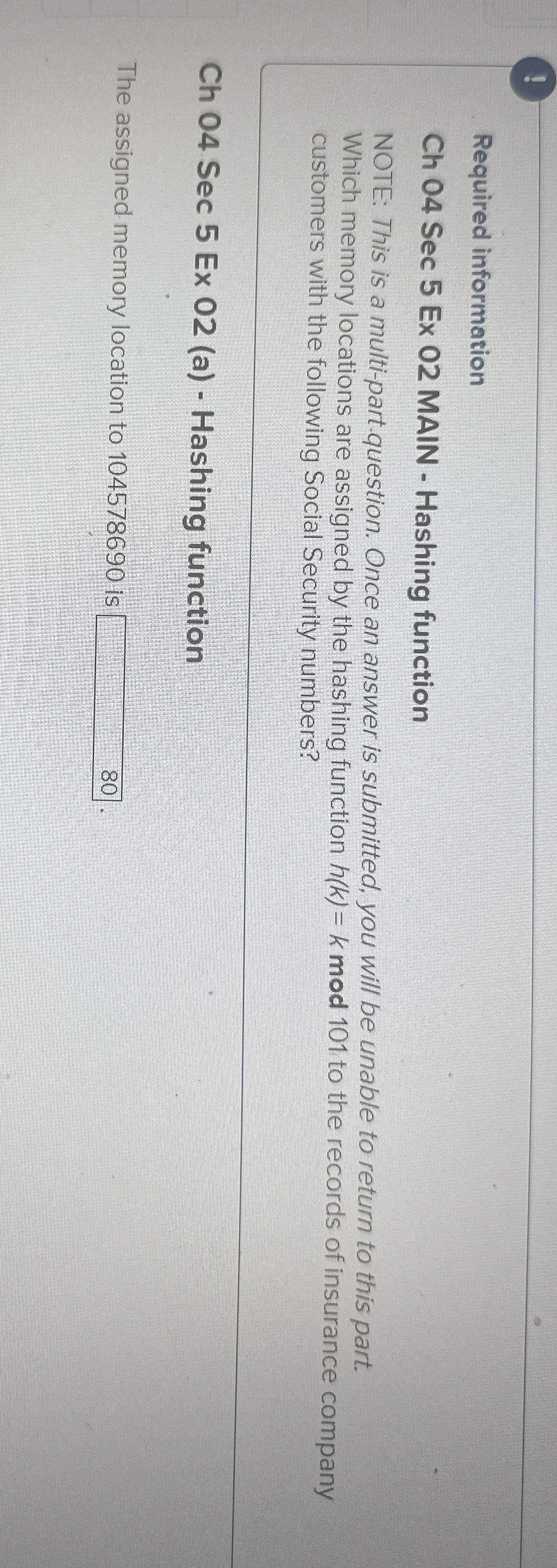 Required information Ch 0 4 Sec 5 Ex 0 2 MAIN -