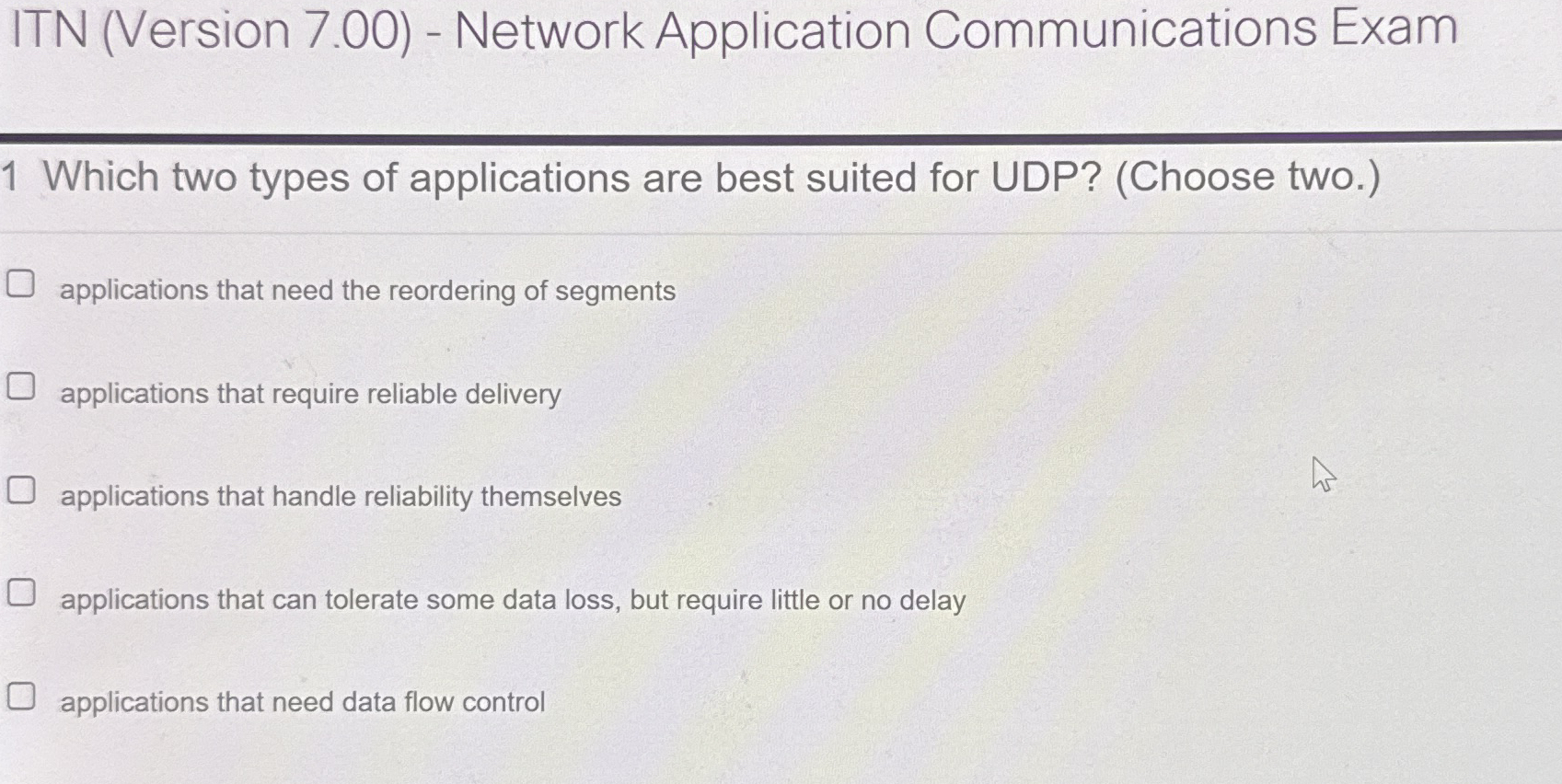 ITN ( Version 7 . 0 0 ) - Network Application