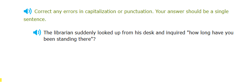 Correct any errors in capitalization or