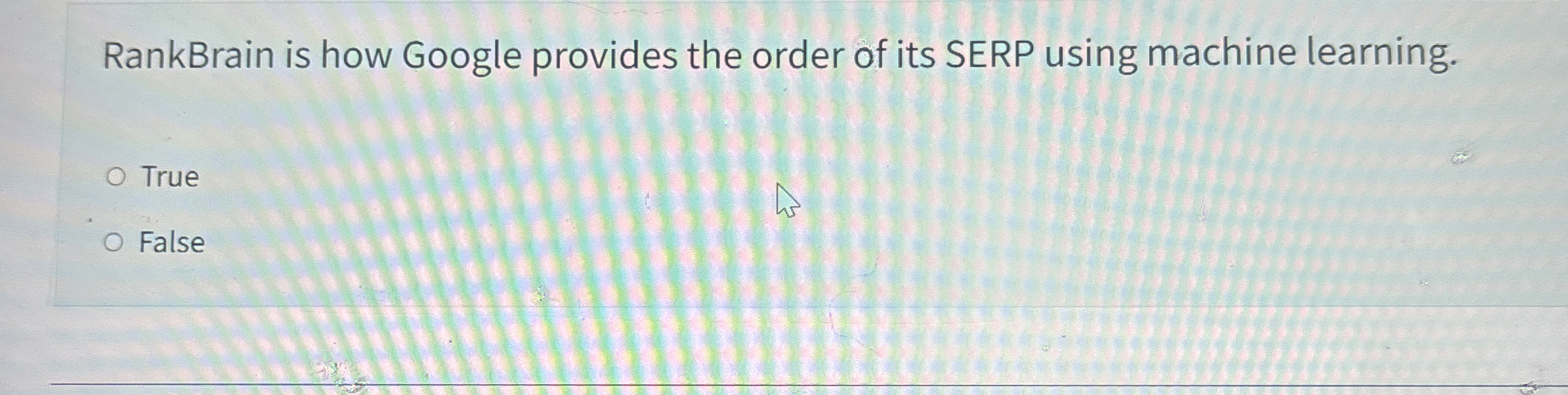RankBrain is how Google provides the order of its