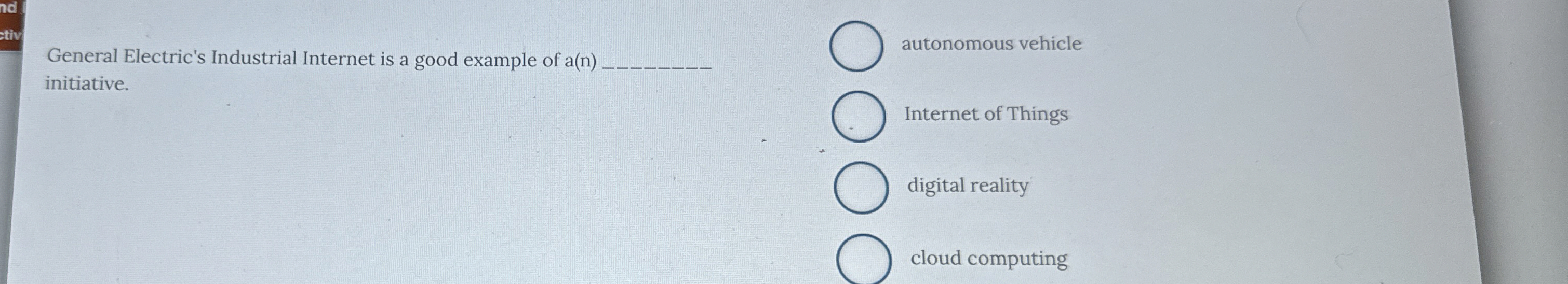 General Electric's Industrial Internet is a good