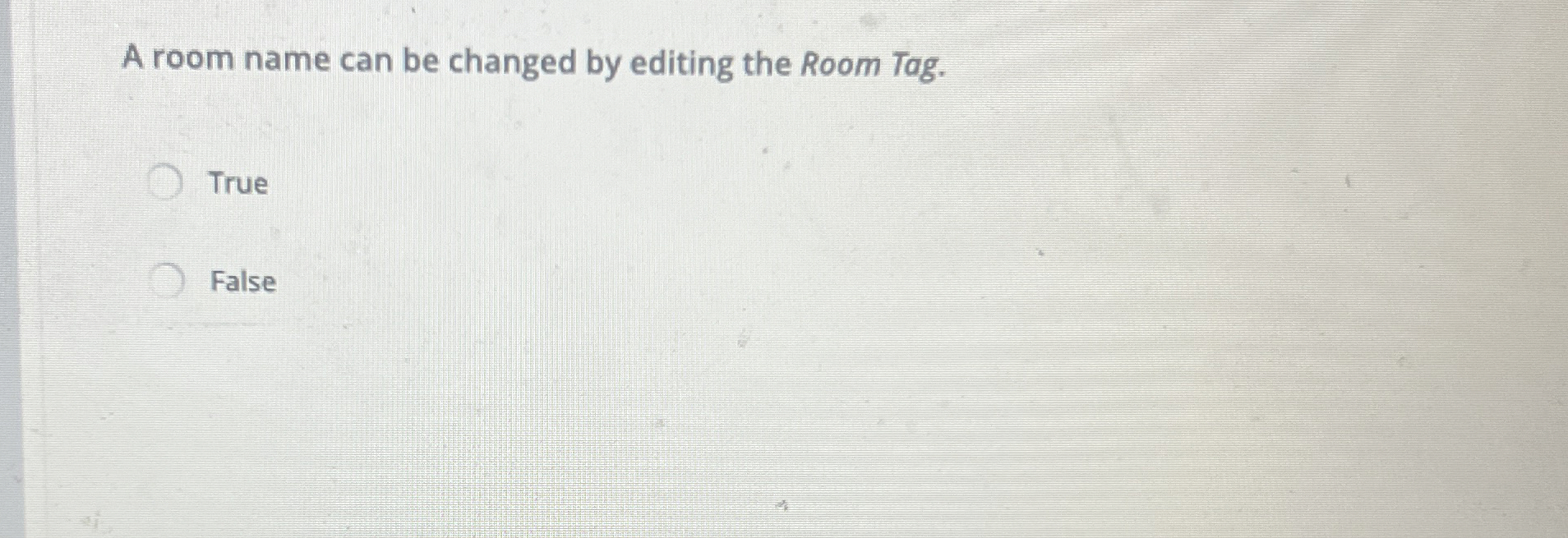 A room name can be changed by editing the Room