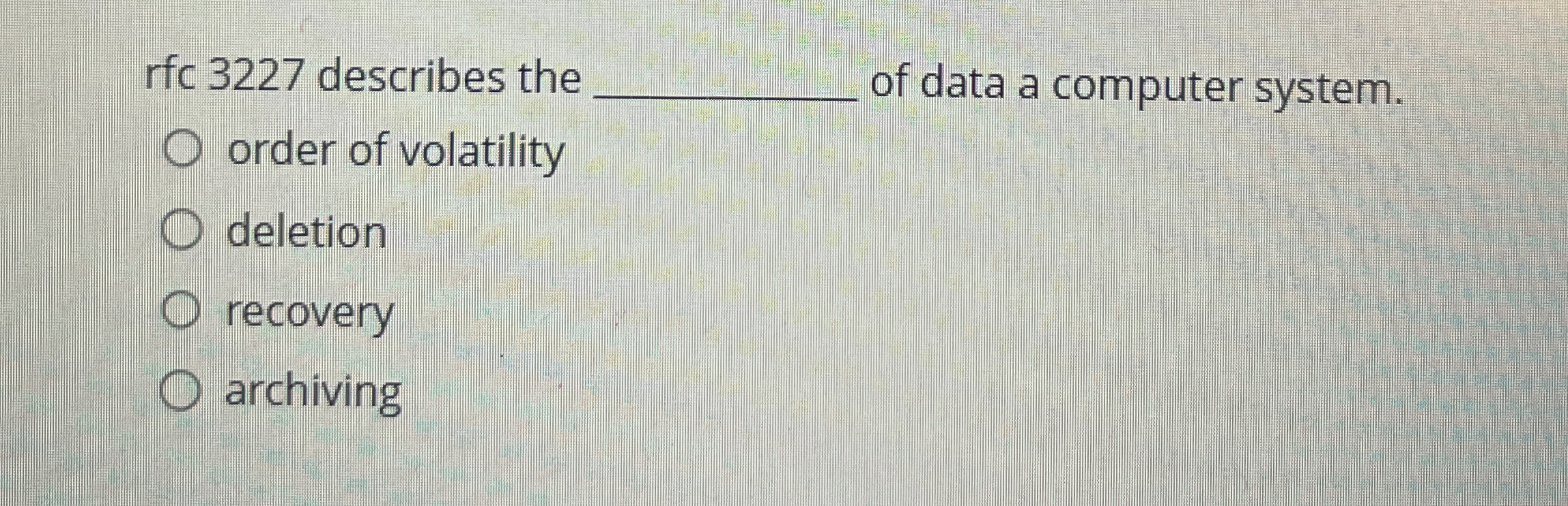 rfc 3 2 2 7 describes the q , of data a computer