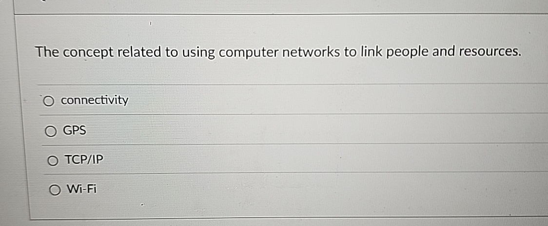 The concept related to using computer networks to