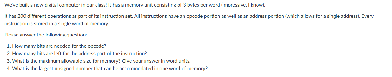 We've built a new digital computer in our class!