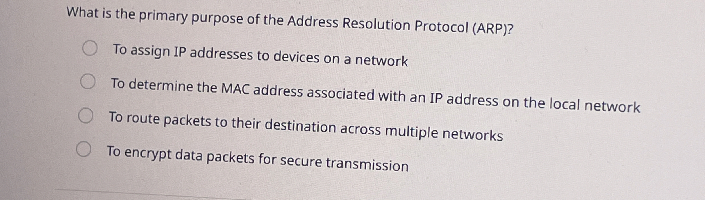 What is the primary purpose of the Address
