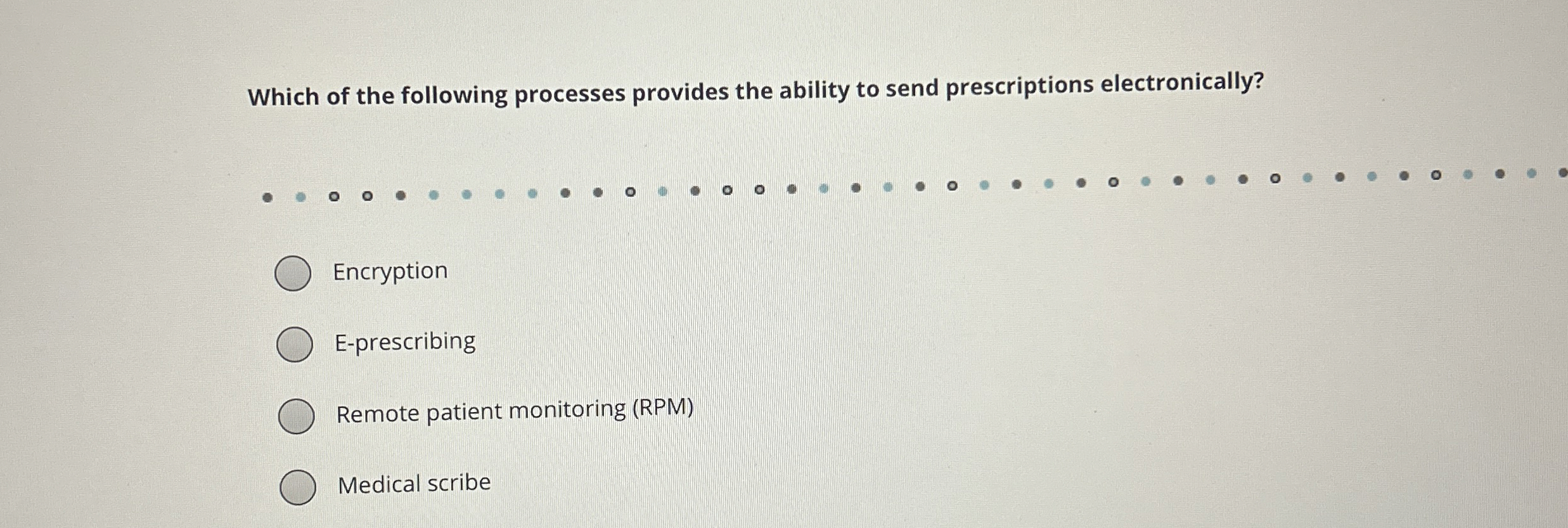 Which of the following processes provides the