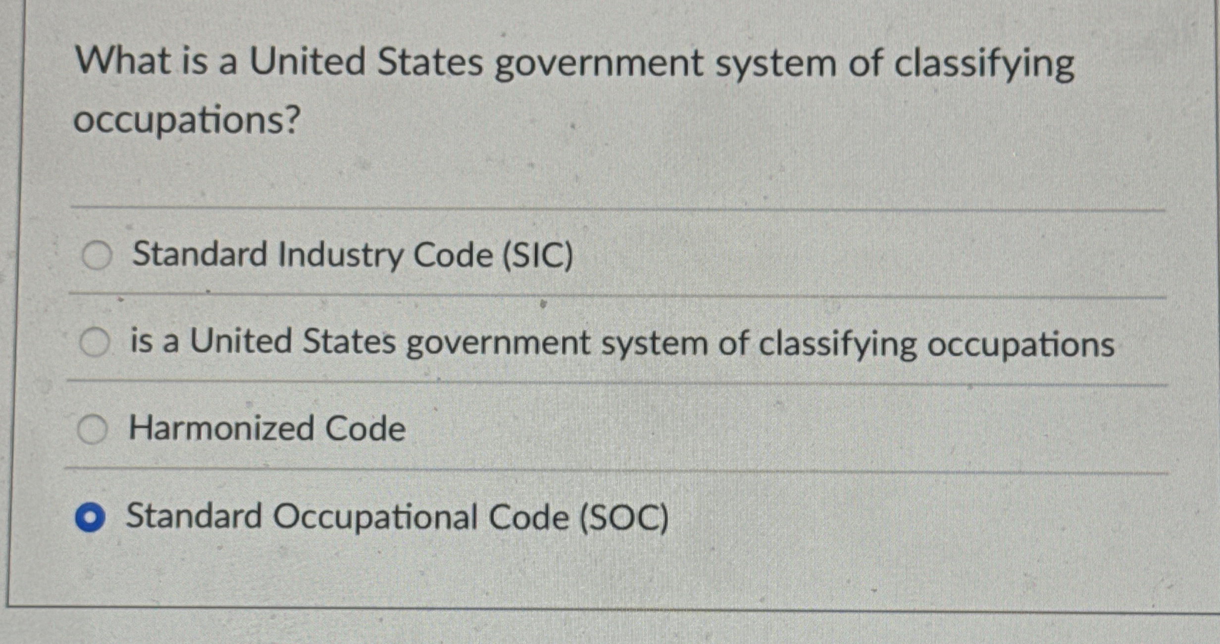 What is a United States government system of
