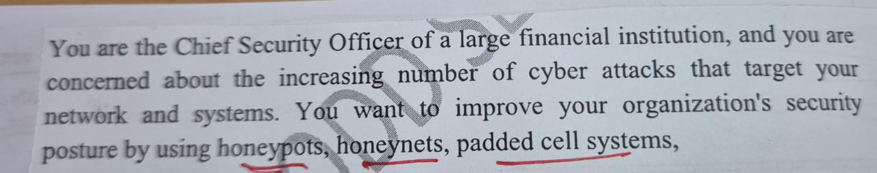 You are the Chief Security Officer of a large