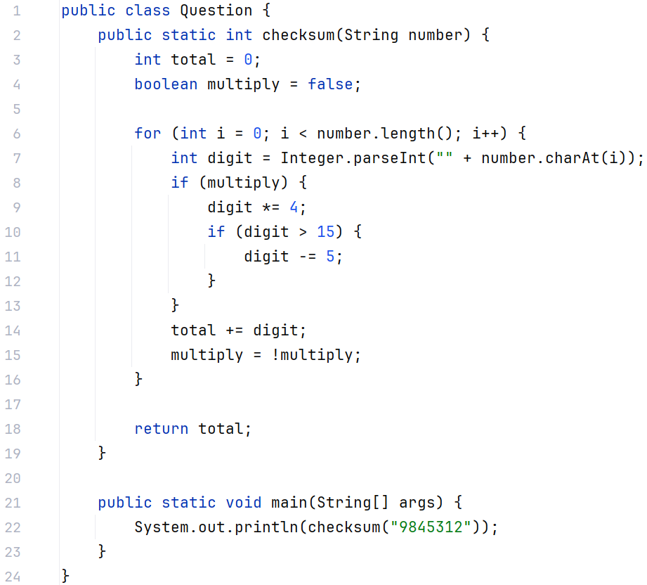 What number will this code output 8 7 , 8 3 , 7 2
