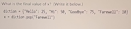 What is the final value of x ? ( Write it below.