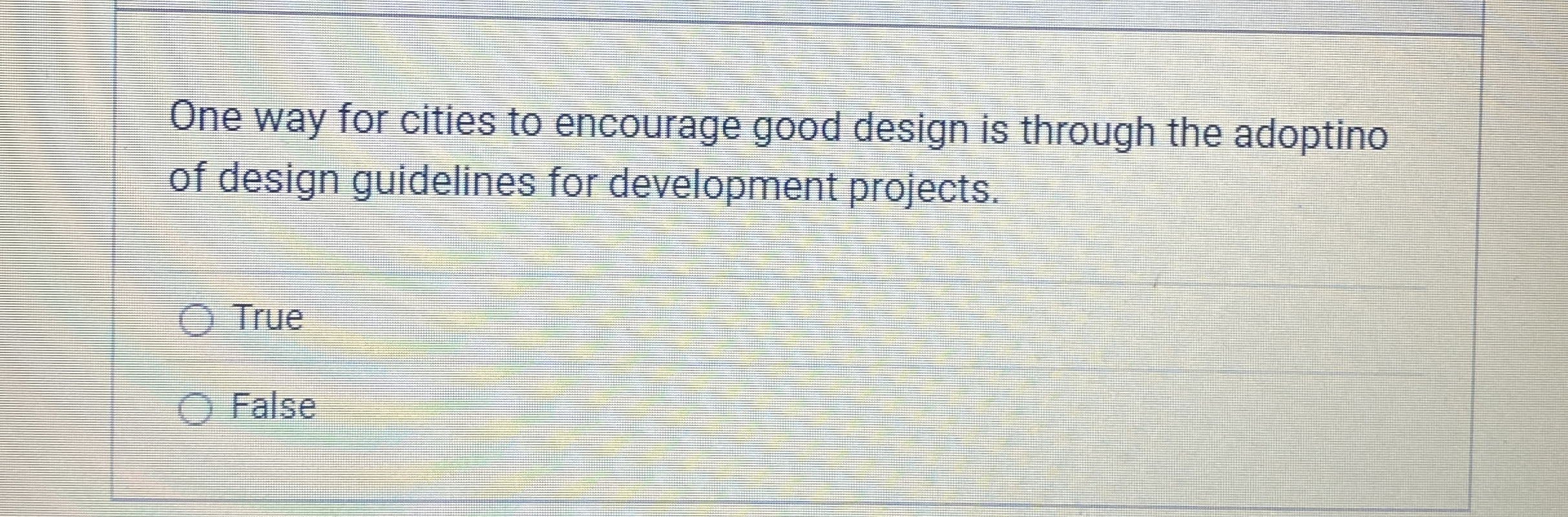 One way for cities to encourage good design is
