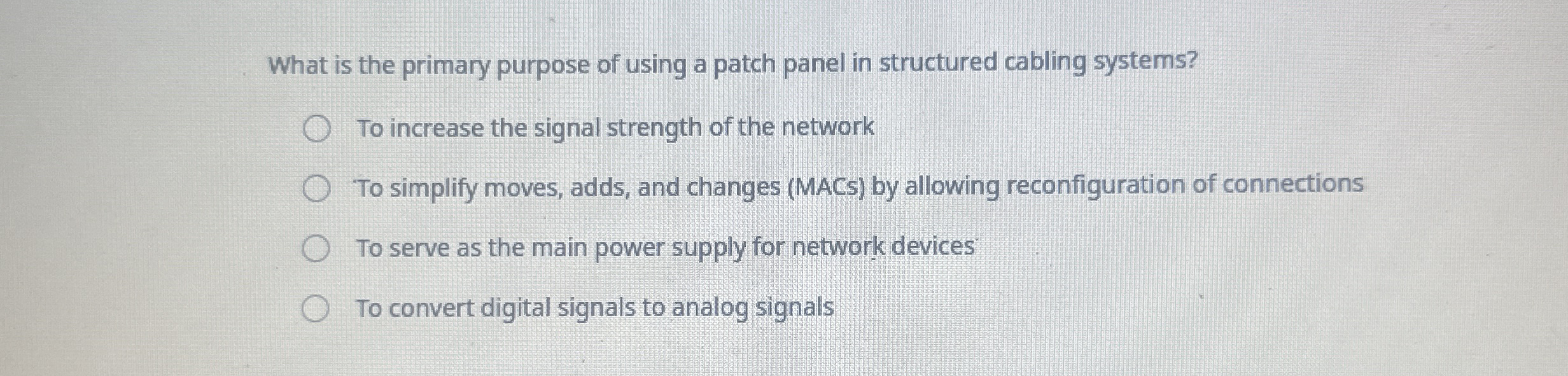 What is the primary purpose of using a patch