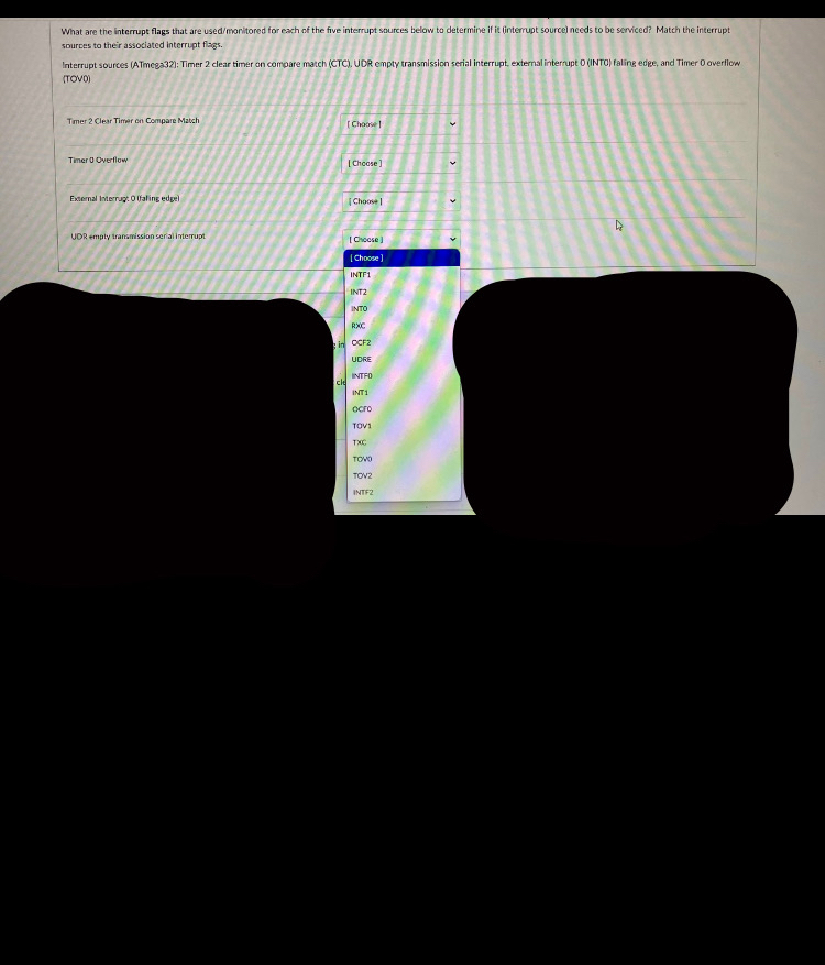 What are the interrupt flags that are used /