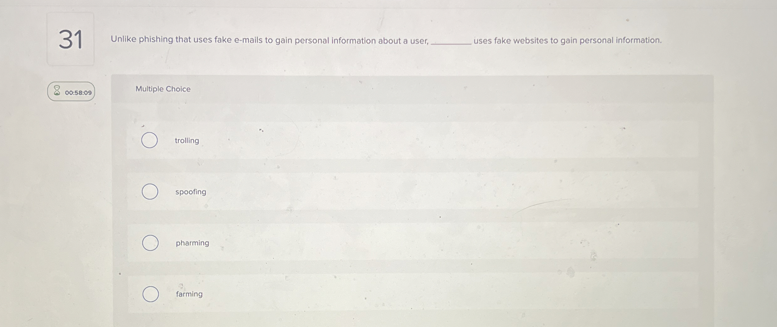3 1 Unlike phishing that uses fake e - mails to
