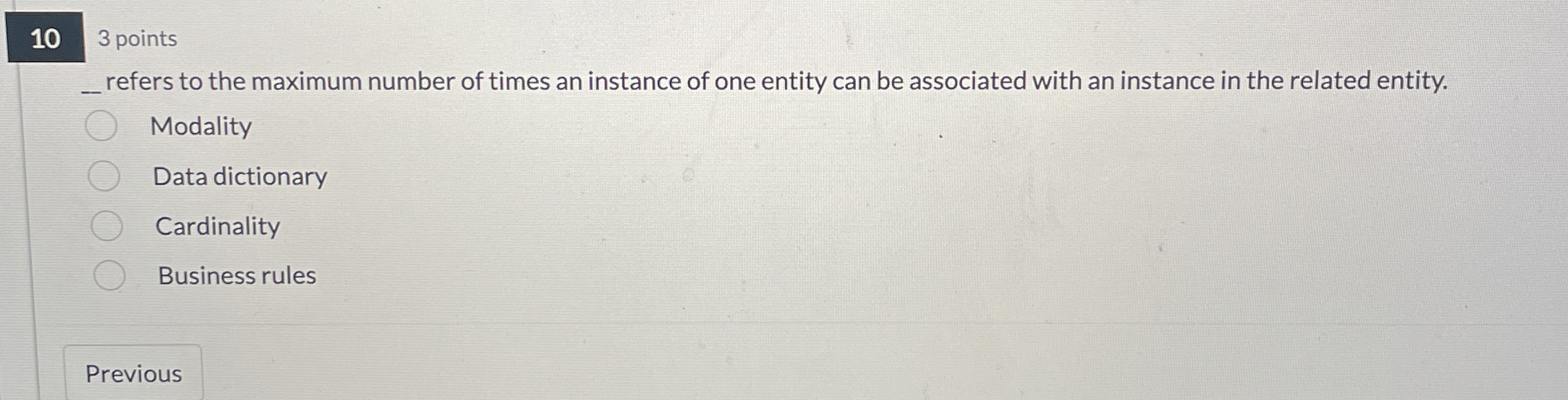 1 0 3 points refers to the maximum number of