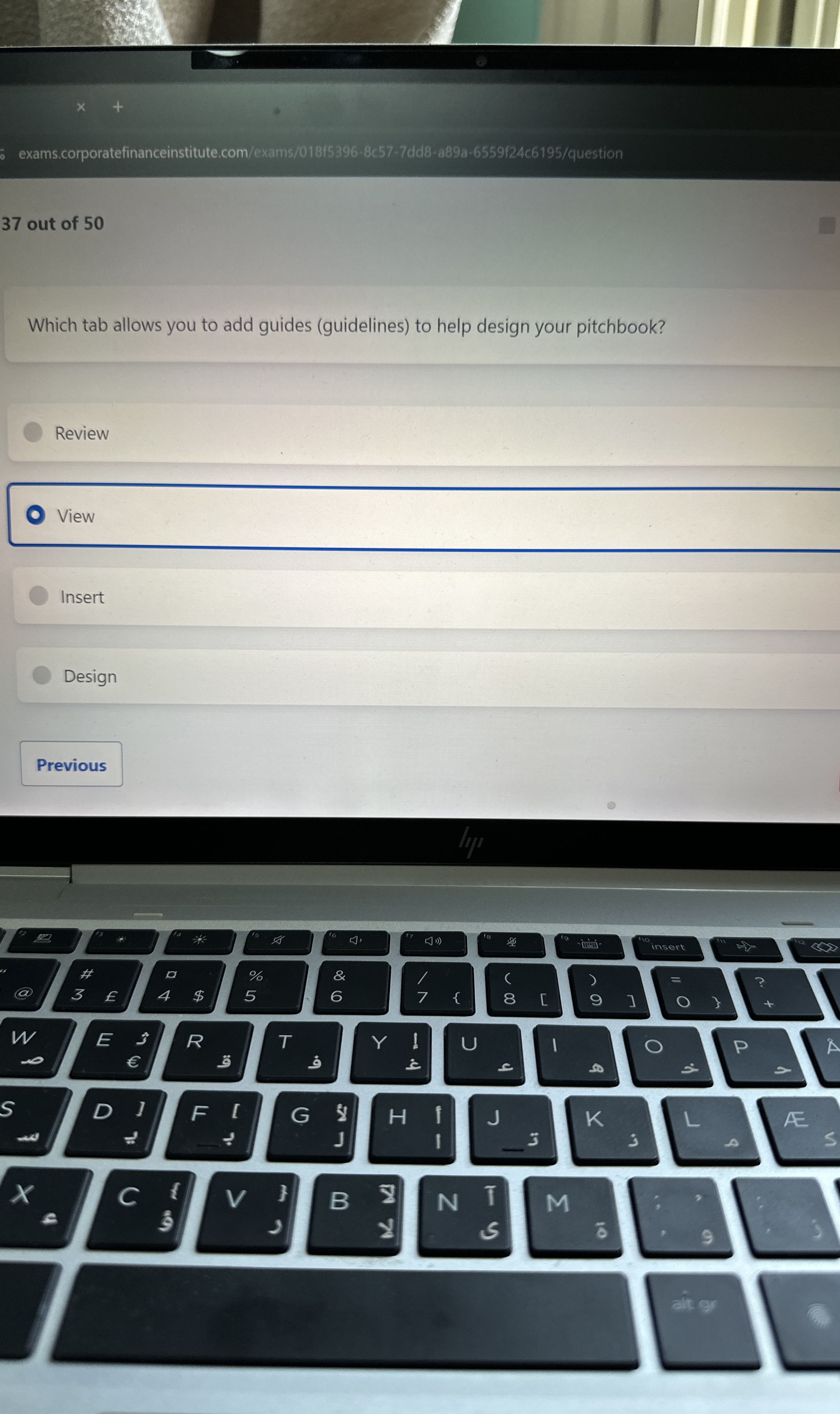 3 7 out of 5 0 Which tab allows you to add guides