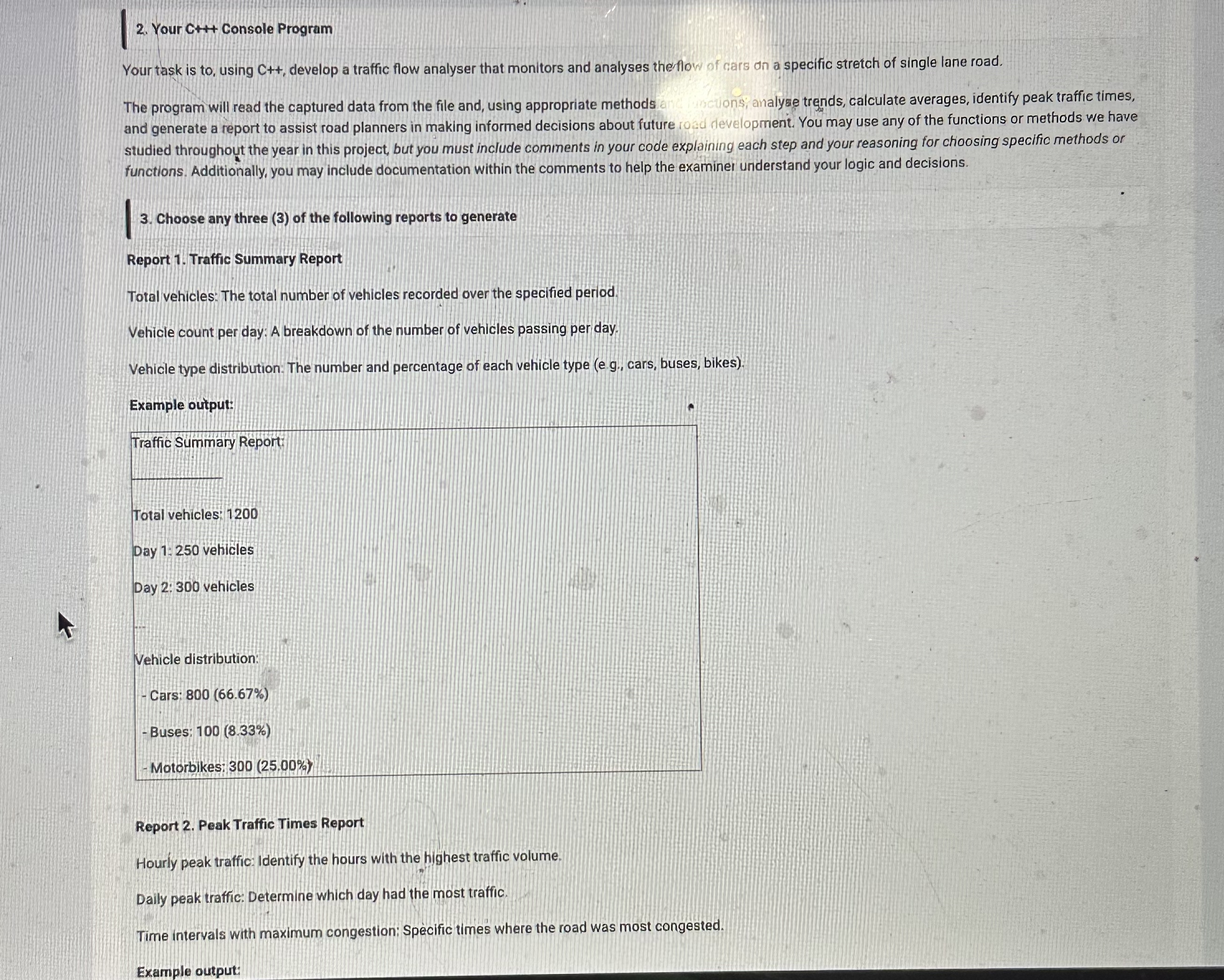 Your Ct + Console Program Your task is to , using