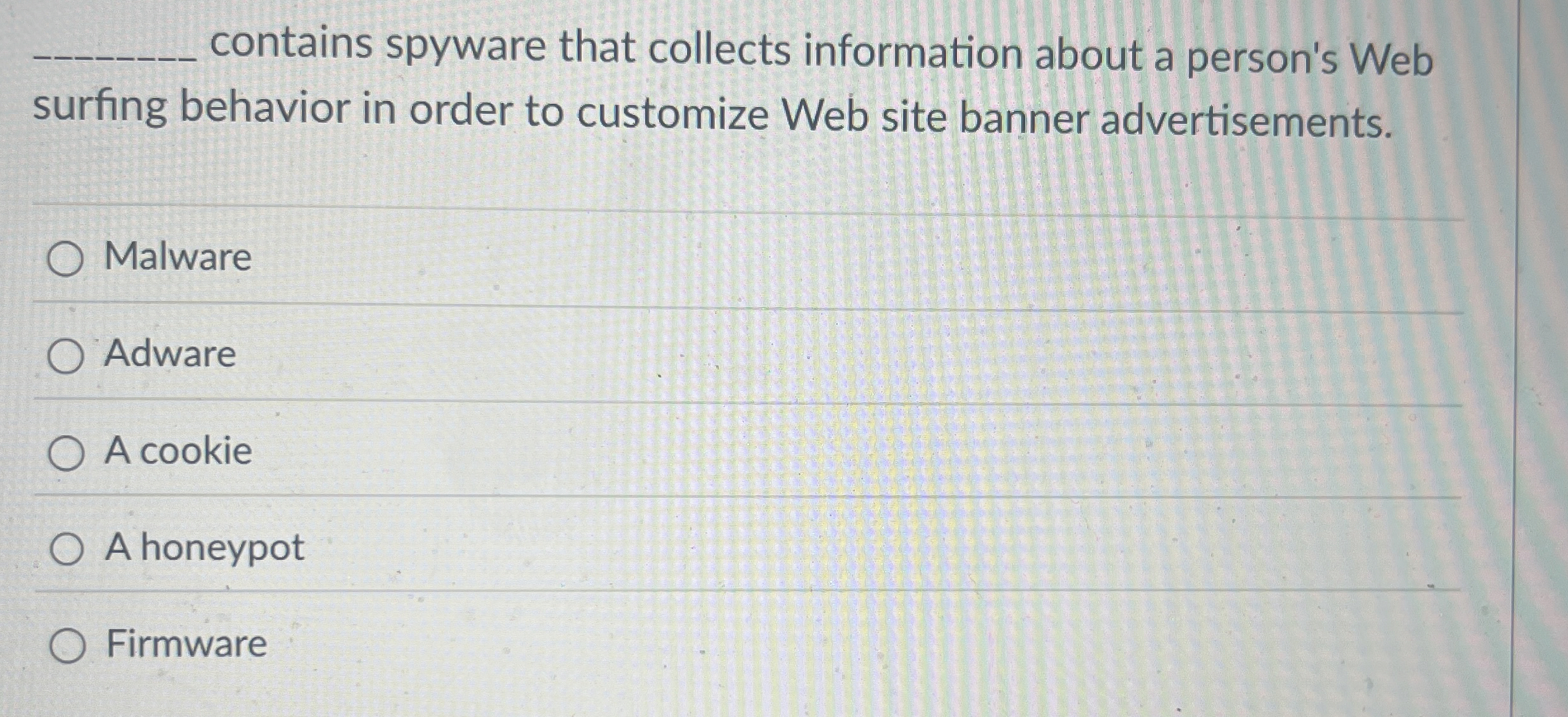 contains spyware that collects information about