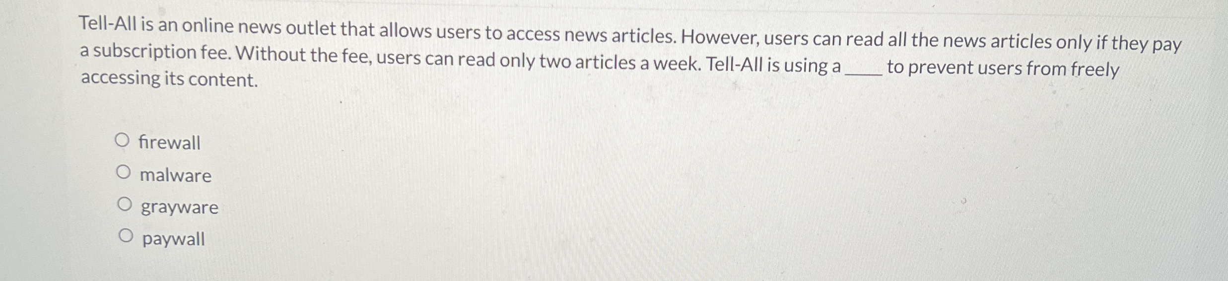 Tell - All is an online news outlet that allows