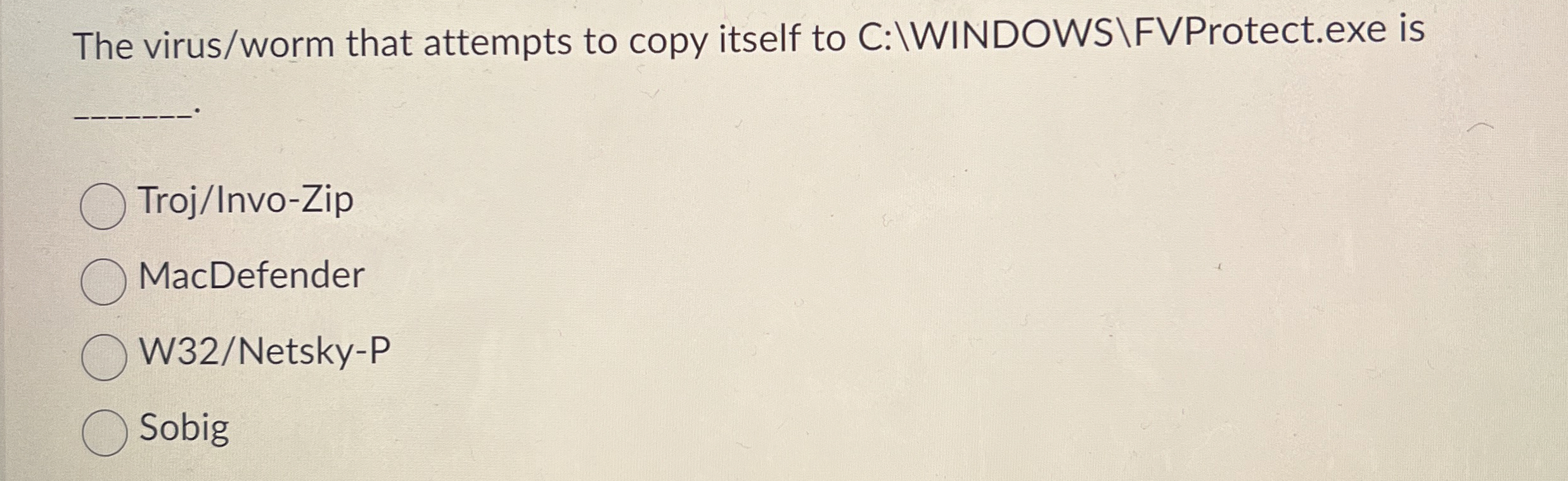 The virus / worm that attempts to copy itself to